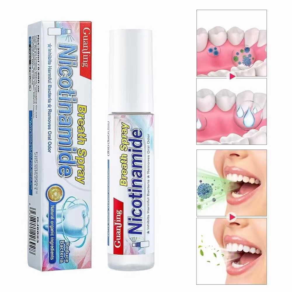 NICOTINAMIDE ANTI BACTERIA FRESH BREATH SPRAY MOUTH SPRAY MOUTH DEODORANT SPRAY - 20ML