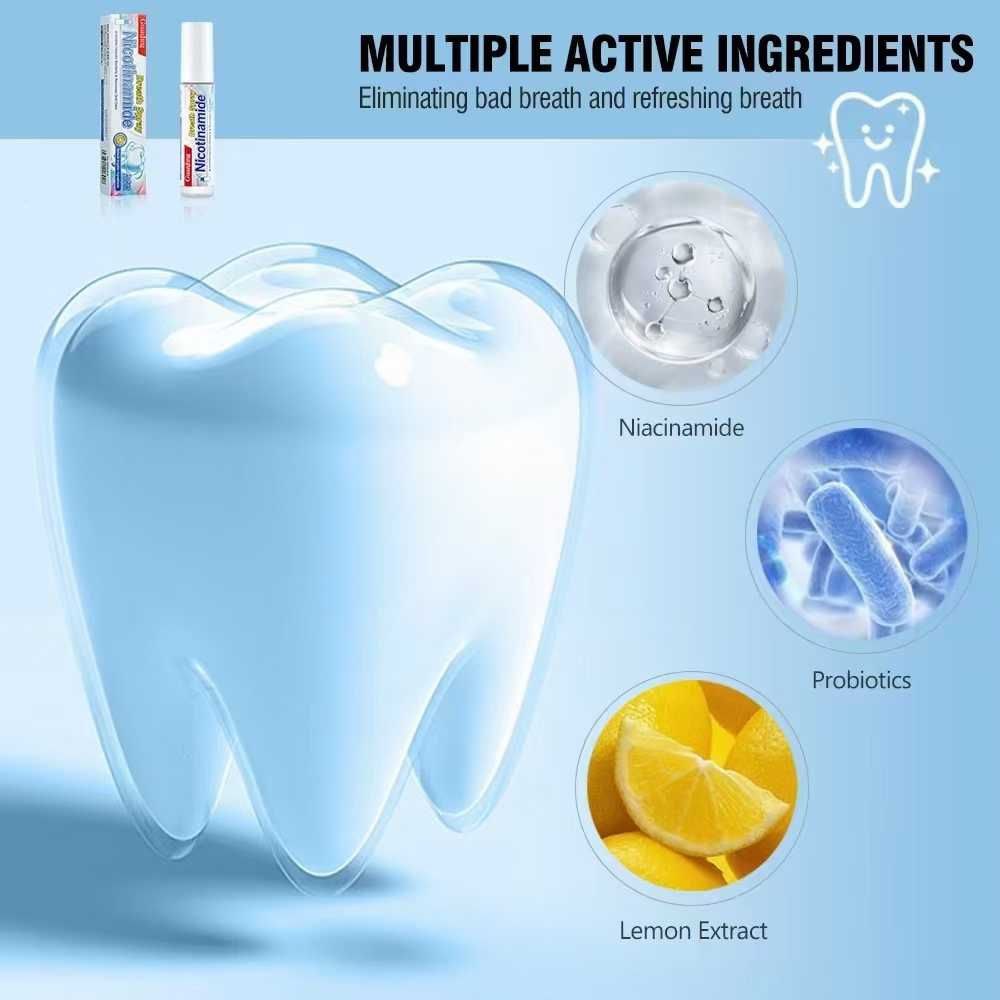 NICOTINAMIDE ANTI BACTERIA FRESH BREATH SPRAY MOUTH SPRAY MOUTH DEODORANT SPRAY - 20ML