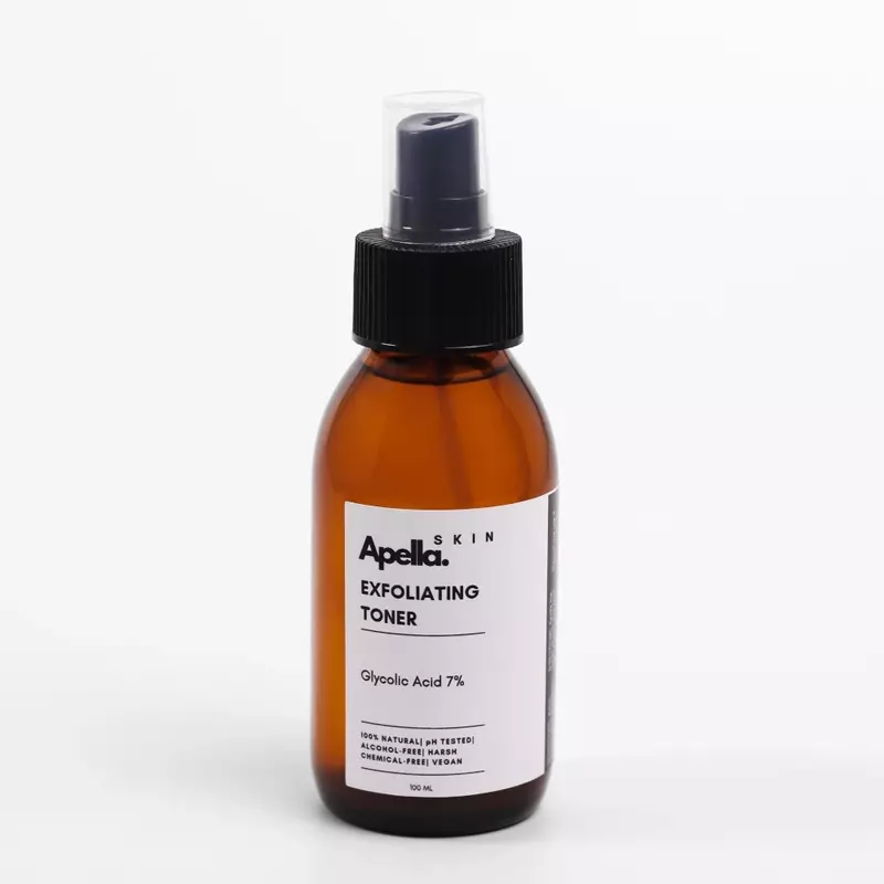 Bottle of Glycolic Acid 7% Exfoliating Toner, featuring a black spray cap.