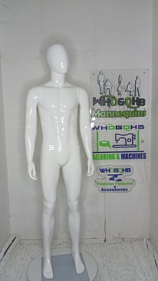 Glossy Full Body Male Mannequin Standard Chest 38"