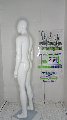 Glossy Full Body Male Mannequin Standard Chest 38"