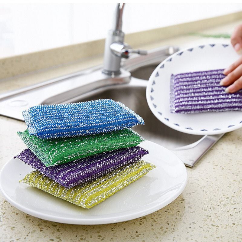 DECONTAMINATION & OILREMOVAL DISH WASHING SPONGE - 4PIECES PER PACK