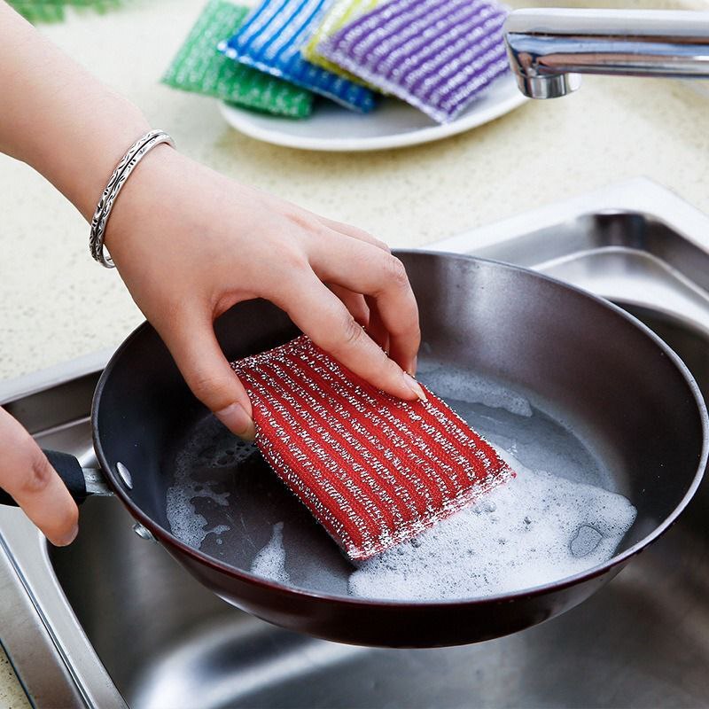 DECONTAMINATION & OILREMOVAL DISH WASHING SPONGE - 4PIECES PER PACK