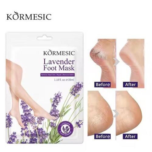 KORMESIC FOOT PEEL, FOOT CARE DIY PEDICURE FOOT MASK