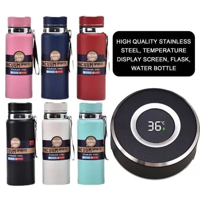 316 STAINLESS STEEL INSULATED VACUUM FLASK WITH TEMPERATURE DISPLAY -1000ML