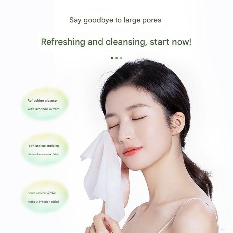 MAKE-UP REMOVER WET WIPES FACIAL CLEANSING WIPES - 60 WIPES  PER PACK