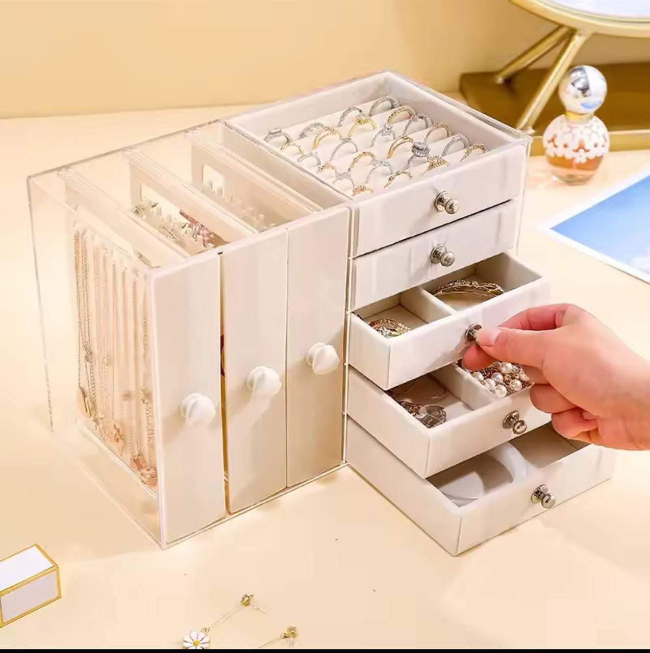 EIGHT DRAWERS JEWELRY STORAGE BOX