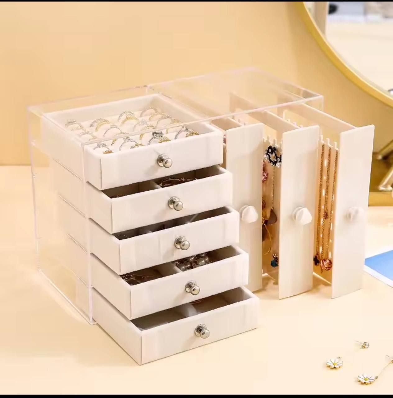 EIGHT DRAWERS JEWELRY STORAGE BOX