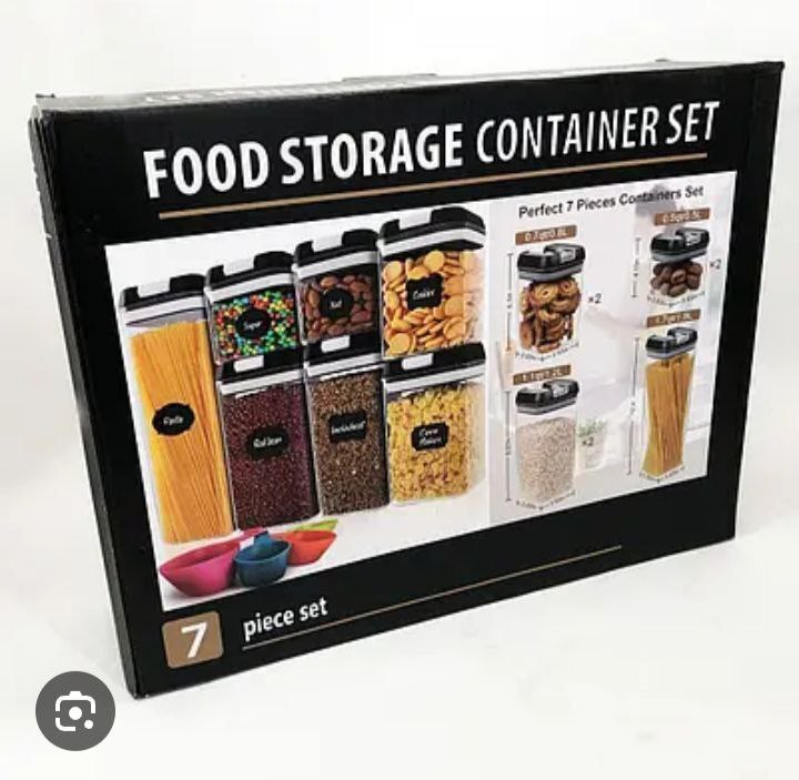 7 PIECES AIR- TIGHT STORAGE