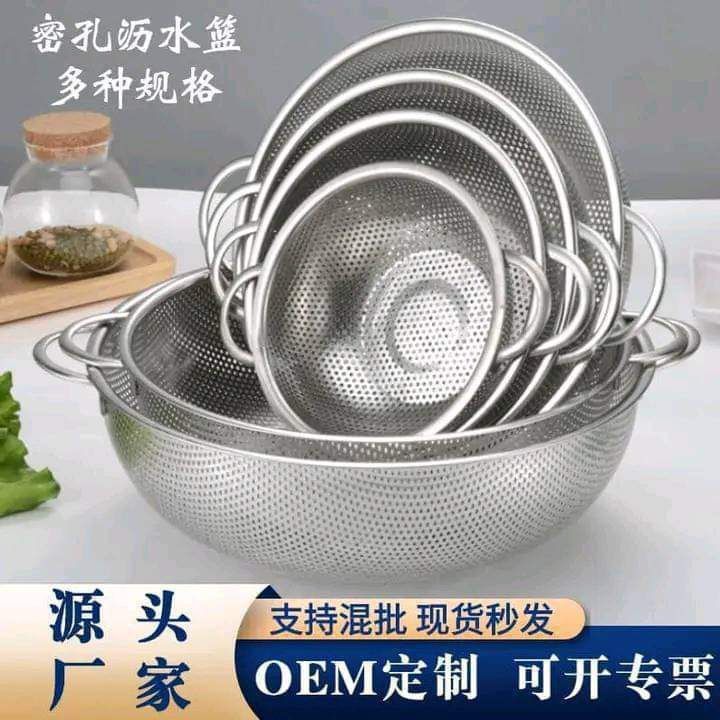 6 PIECES STAINLESS STEEL SIEVE 6IN1 STAINLESS STEEL SIEVE COLANDER