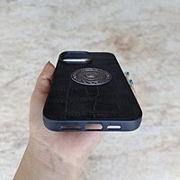 Leather With Versace Lion Case