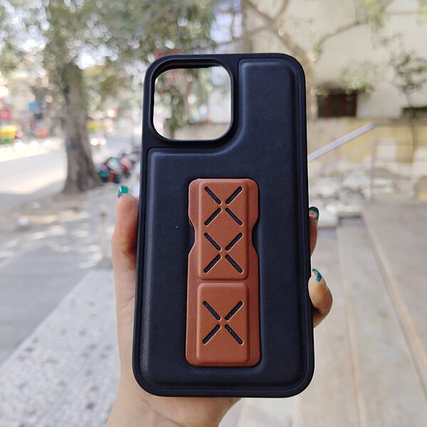 Leather With Stand & Holder Case