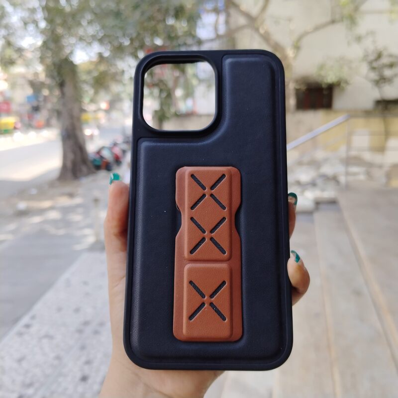 Leather With Stand & Holder Case