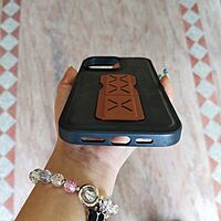 Leather With Stand & Holder Case