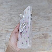 Floral Pearl Heart Case