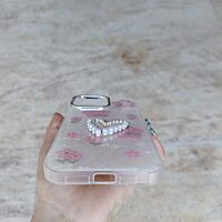 Floral Pearl Heart Case