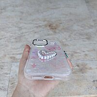 Floral Pearl Heart Case