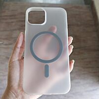 White Frosted Magsafe Case