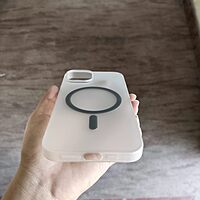 White Frosted Magsafe Case