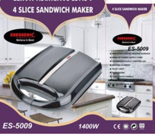 EUROSONIC 4FACES SANDWICH MAKER / BREAD TOASTER