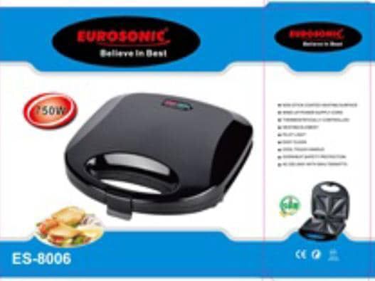 EUROSONIC 2FACES SANDWICH MAKER / BREAD TOASTER