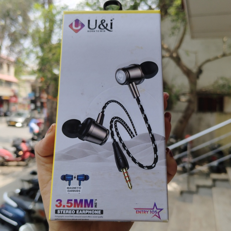 3.5MM Braided Magnetic Earphone U&I 1872