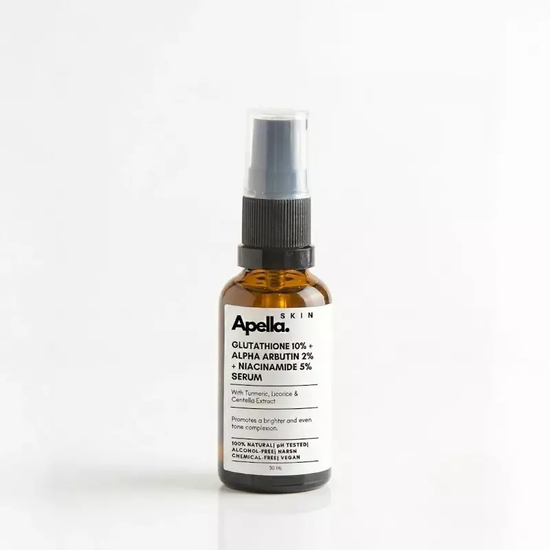 Glutathione 10% + Alpha Arbutin 2% + Niacinamide 5% Brightening Serum with Turmeric