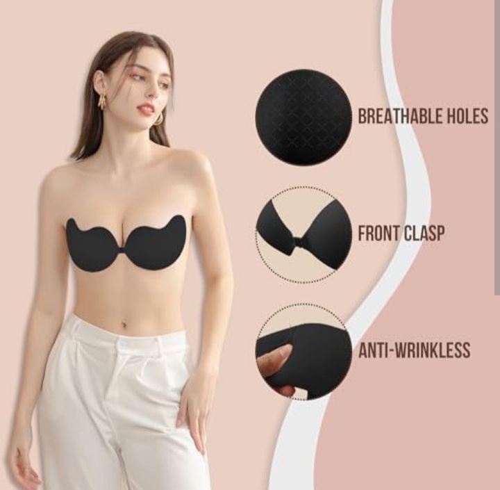 INVISIBLE DETACHABLE SILICONE STRAPLESS BRA
