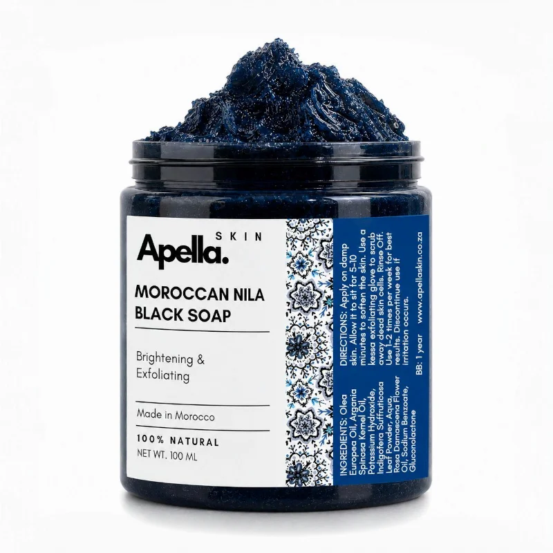Moroccan Black Soap with Nila