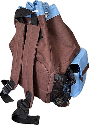 BeachPack-Mini-Brown/Blue-Custom BeachPack-Mini-Brown/Blue-Custom