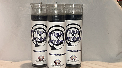 Return To Sender with a Twist Prayer Candle