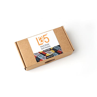 La5 Hand Made Soft Pastel Chunky Set - 3