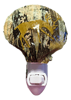 Luminous Birch Haven Shell Nightlight