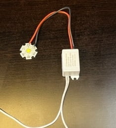 Light Source with Driver, 20mm, 9-35V AC/DC, CREE XRE 24VDC