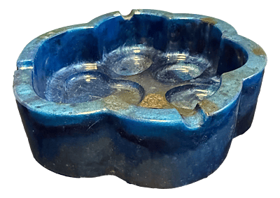 Blue Pawprint Resin Ashtray