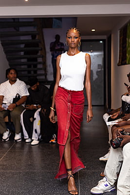 Back wrapped skirt