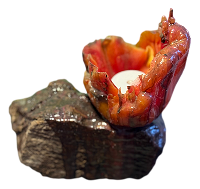 Lava Tealight Holder