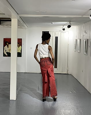 Back wrapped skirt