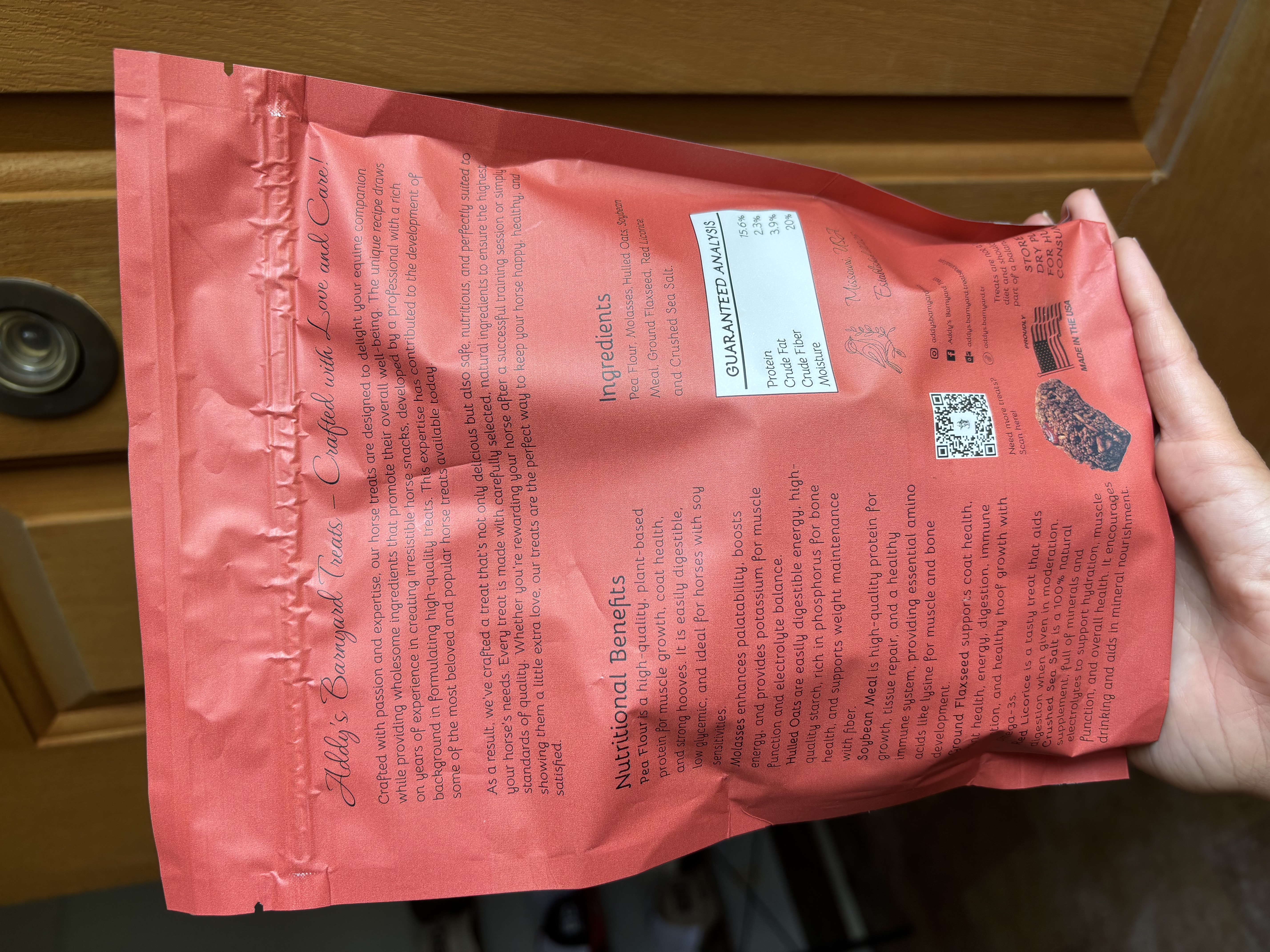 Addy's Barnyard All-Natural Horse Treats