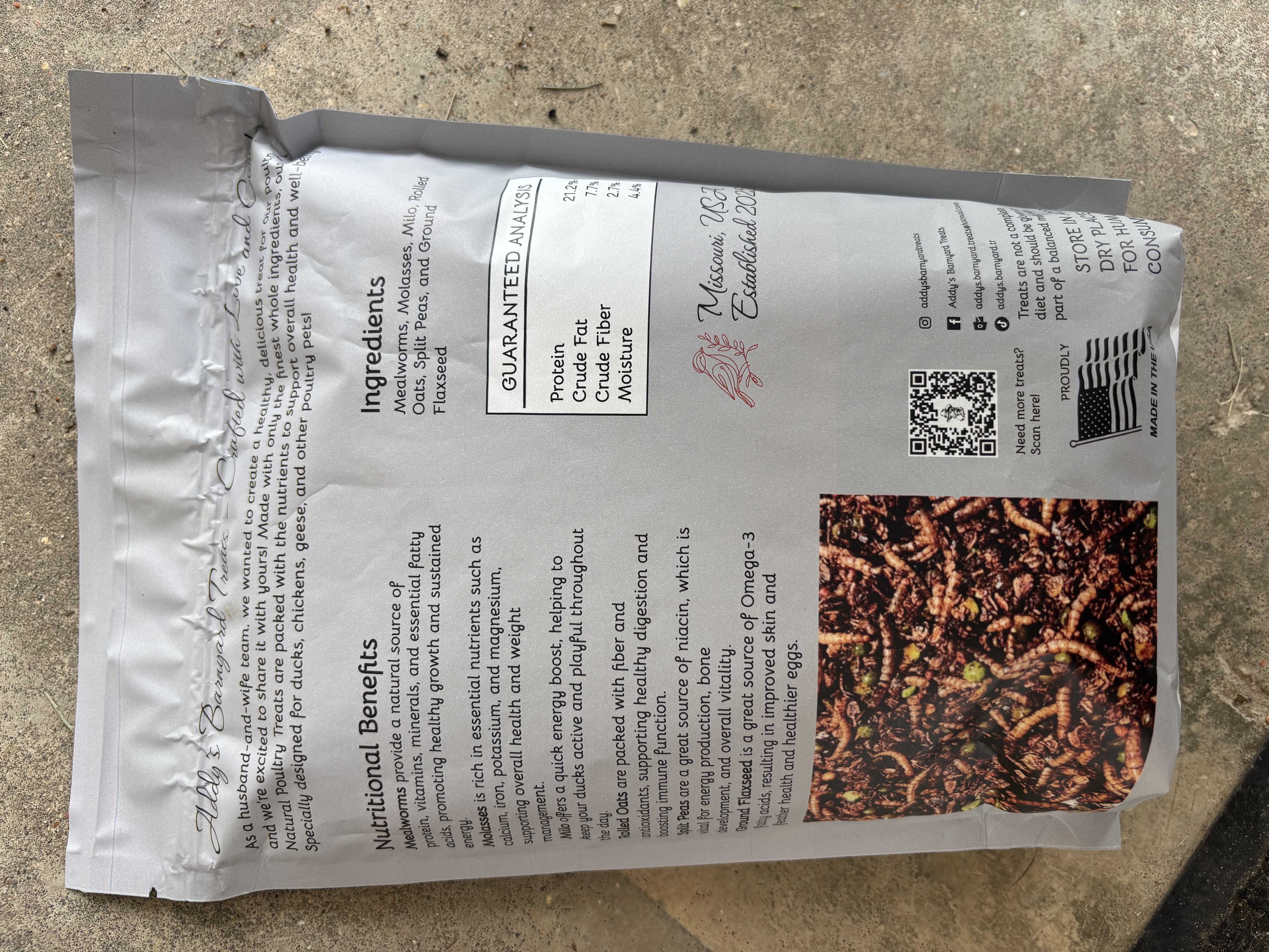 Addy's Barnyard Poultry Treats