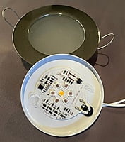 DISK, LED, Color Changer, WRB, 55mm, 18-29V AC/DC, 5+3Watts, W500lm, Dimmable DISK, LED, Color Changer, WRB, 55mm, 18-29V AC/DC, 5+3Watts, W500lm, Dimmable