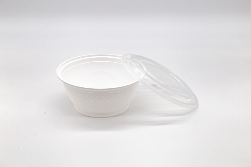 Plastic Ramen Bowl White Combination RB-36W_150sets