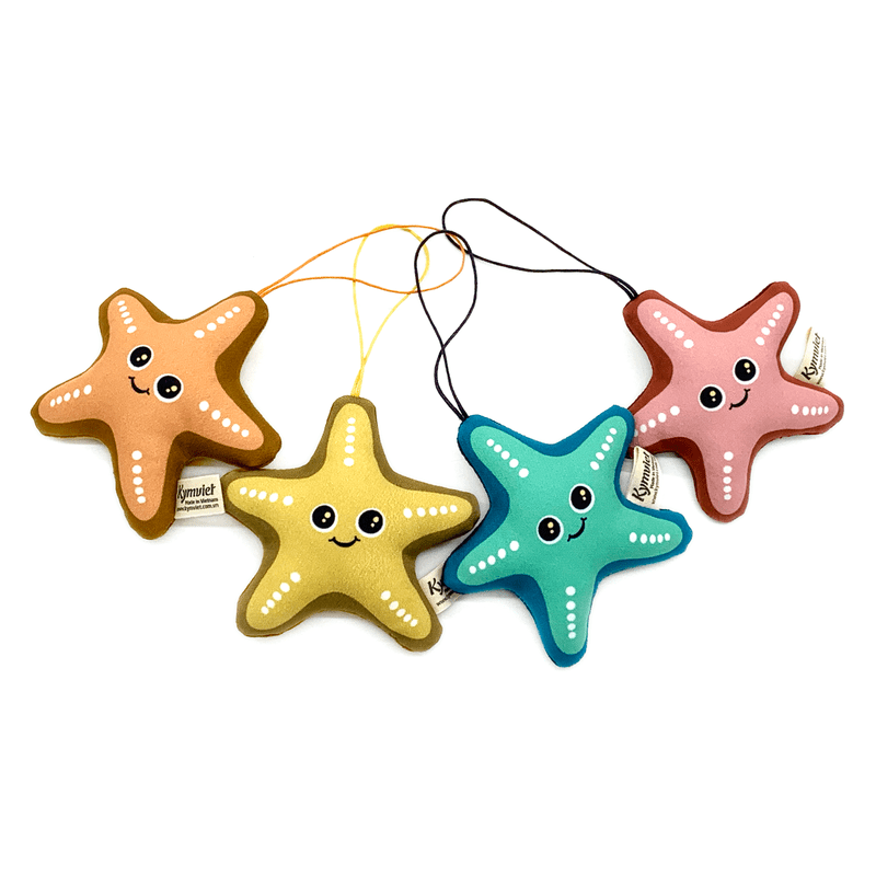 Móc Khoá Sao Biển - Thủ Công Nhồi Bông, Vải Cotton