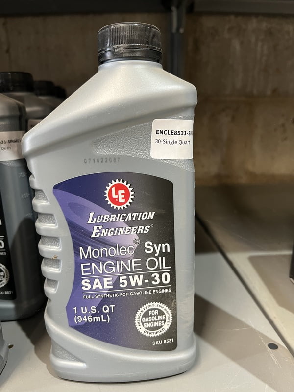 Monolec Syn Engine Oil - SAE 5w-30- Quart