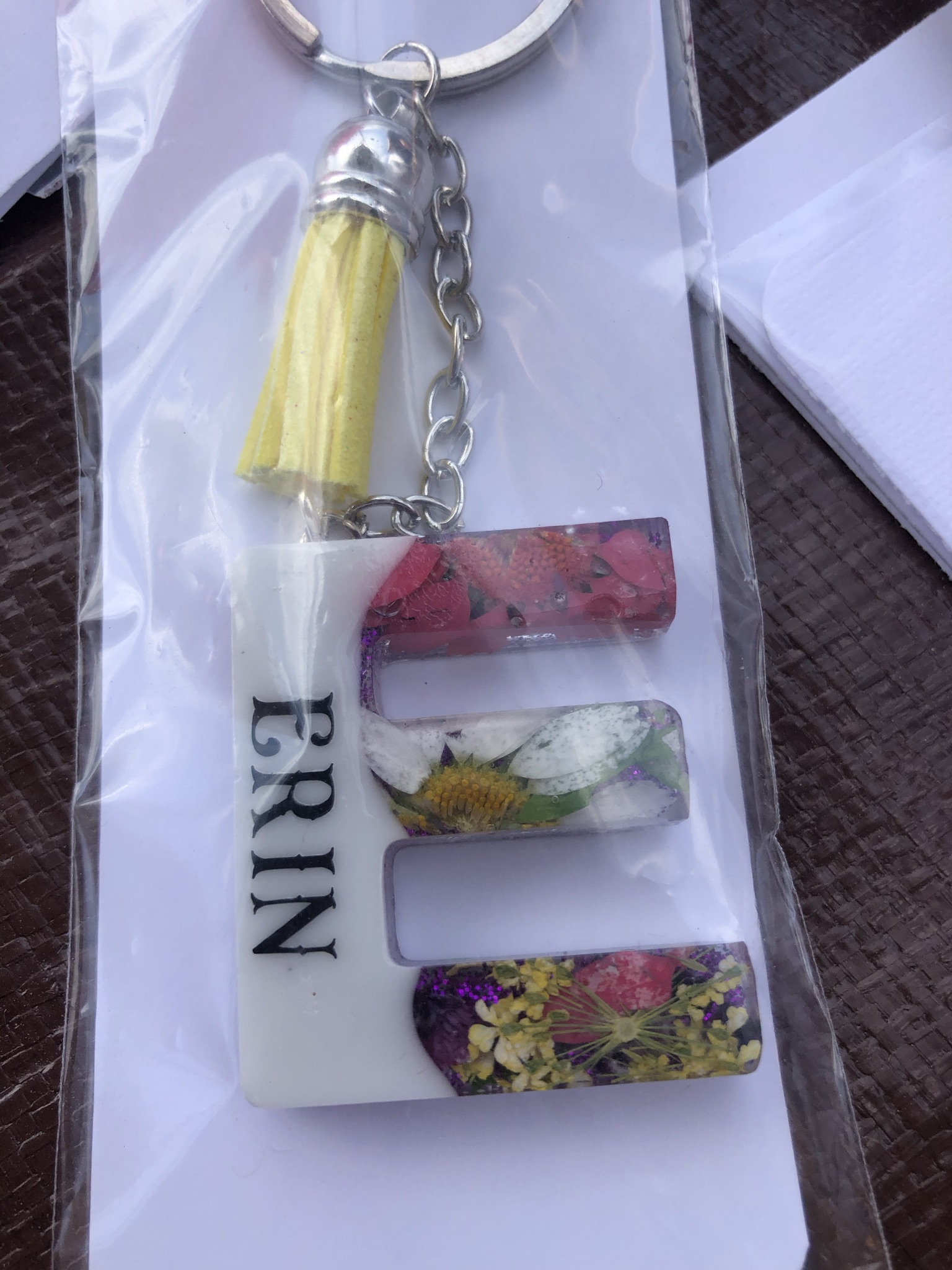 Keychain with Initial