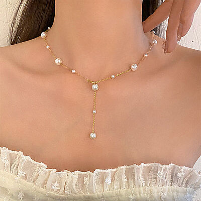 Pearls Y Necklace