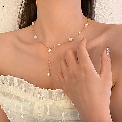 Pearls Y Necklace