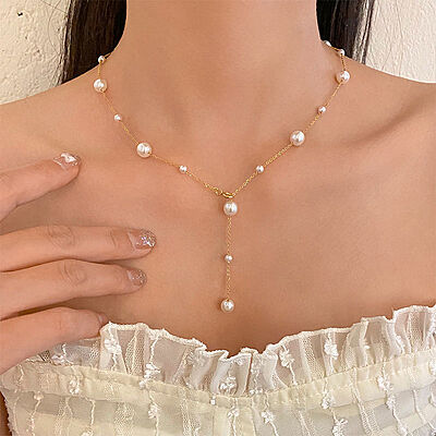 Pearls Y Necklace