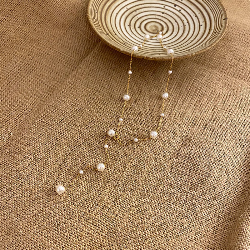 Pearls Y Necklace