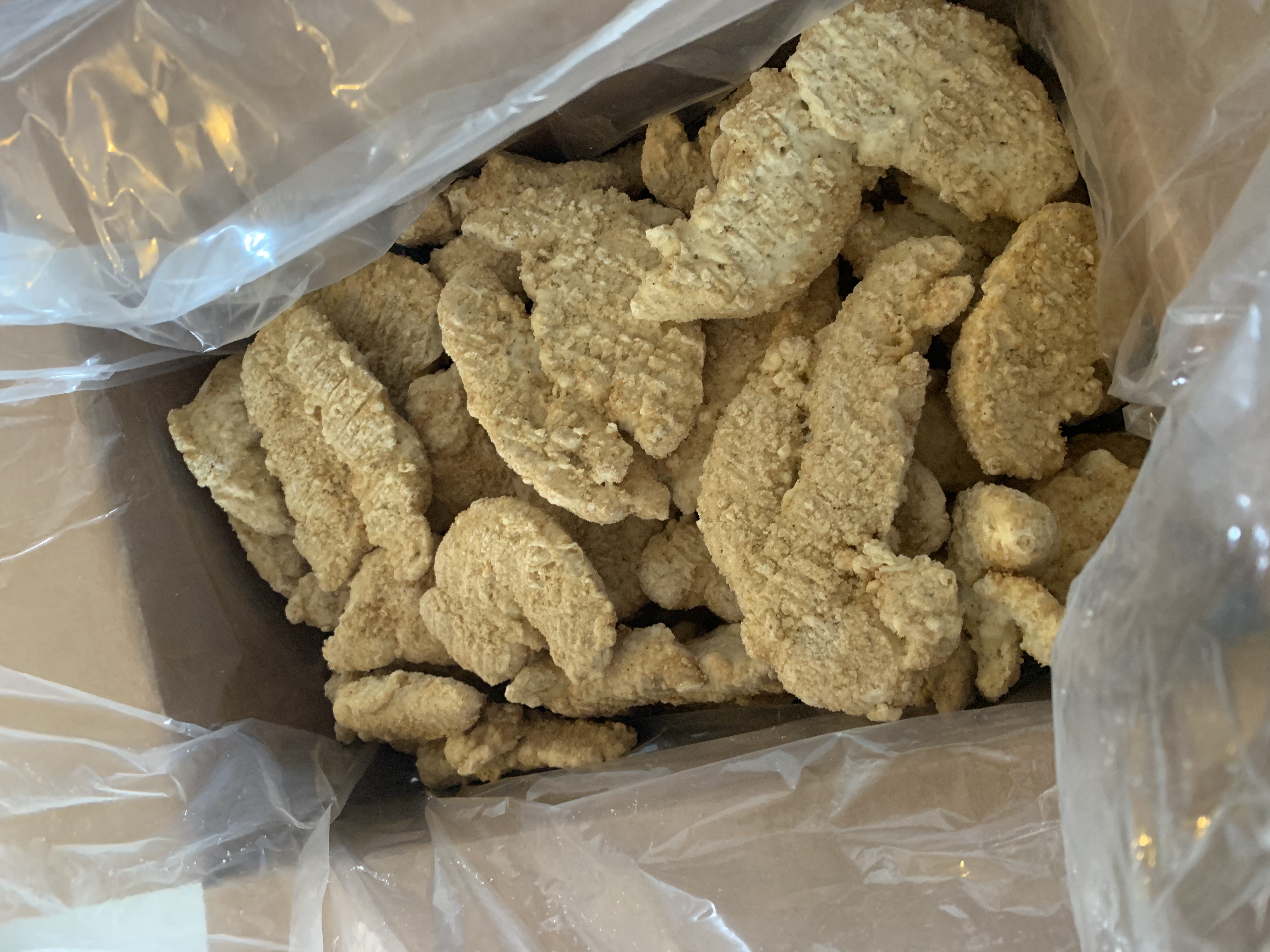 Chicken Fingers/Strips Breaded, 4kg